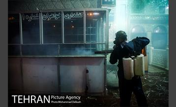 ضدعفونی بازارچه شهر ری و حرم عبدالعظیم حسنی (ع) 35