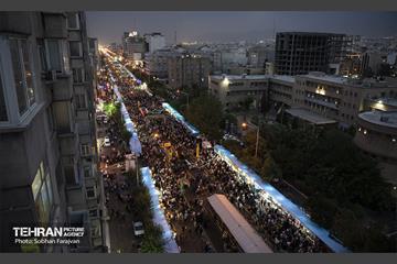 مهمانی ۱۰ کیلومتری عید غدیر در تهران - 2 17