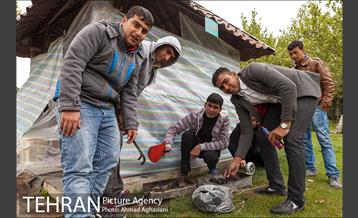 روز طبیعت بارانی در بوستان رازی 29