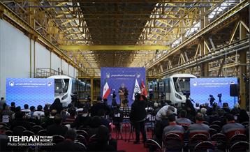 آیین بهره برداری از ۲ رام قطار ساخت داخل 11