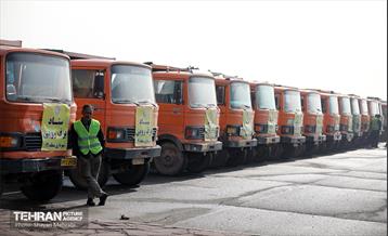 مانور برف روبی منطقه 19 شهرداری تهران 22