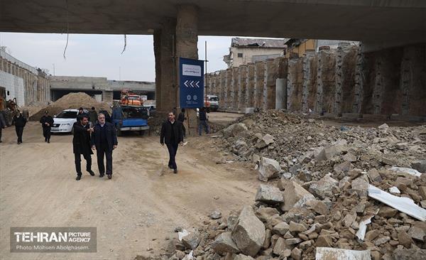 بازدید شهردار تهران از پروژه بزرگراه یادگار امام(ره) 47