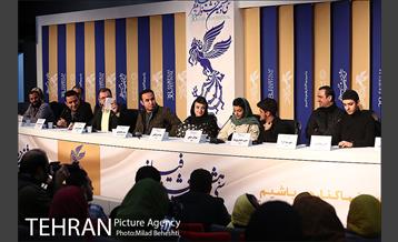 نشست خبری فیلم مردن در آب مطهر 13