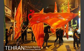 عزاداری شب پنجم ماه محرم در محله گرگان 20