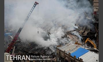 سومین روز عملیات امداد ونجات حادثه پلاسکو -4 26