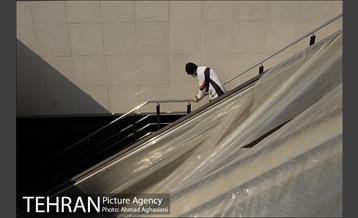 بازدید هنرمندان از بروژه بلازای ولیعصر 17