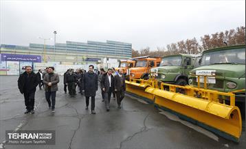 مانور برف روبی شهرداری منطقه 5