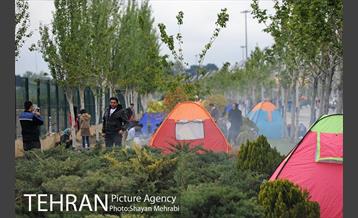 روز طبیعت بارانی در بوستان ولایت 19