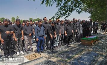 مراسم تشییع و خاکسپاری حمیدرضا درجاتی 4