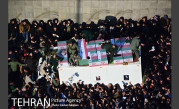 آیین تشییع «سردار قاسم سلیمانی» -3 53