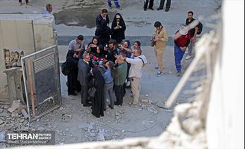 بازدید اصحاب رسانه از بازسازی ساختمان‌های آسیب‌دیده جنگ 12 روزه 34