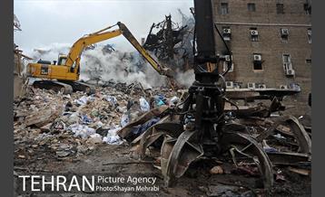 سومین روز عملیات امداد ونجات حادثه پلاسکو -4 14