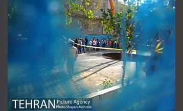 ریزش بخشی از خیابان پیامبر اتوبان ستاری -2 34