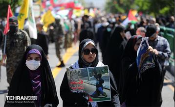 راهپیمایی وز قدس در پایتخت 37