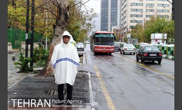 بارش باران پاییزی در تهران 27