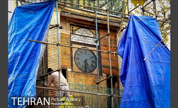 مرمت ساعت قاجارى 3