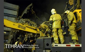 امداد رسانی شبانه در حادثه پلاسکو -2 8