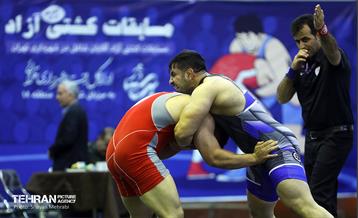 مسابقات کشتی آزاد شهرداری تهران 1