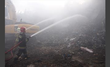 دومین روز عملیات امداد و نجات حادثه پلاسکو-2 9