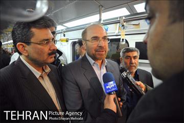 تست گرم خط هفت مترو با حضور شهردار تهران 21