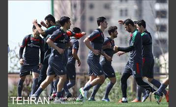 تمرین تیم ملی فوتبال‎ برای بازی مقابل عمان 8