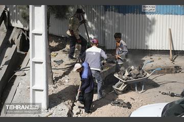 اینجا کارگاهه؛ پل تقاطع غیر همسطح در بزرگراه شهید باقری 26