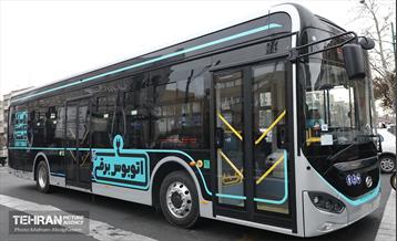 بهره‌برداری از اتوبوس های برقی شهر تهران 13