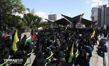 اجتماع صادقیون در میدان صادقیه تهران 49