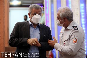 آیین تقدیر از آتش نشانان حریق پالایشگاه تهران 2
