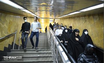 خدمات شرکت بهره برداری مترو تهران به شرکت کنندگان در مراسم ارتحال امام خمینی(ره) 5
