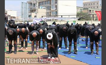 نماز ظهر عاشورا مسجد قائم(عج) منطقه هفت