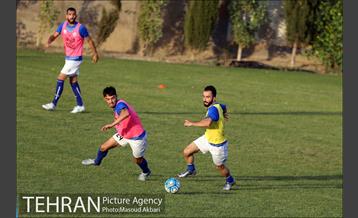 اولین تمرین تیم فوتبال استقلال تهران