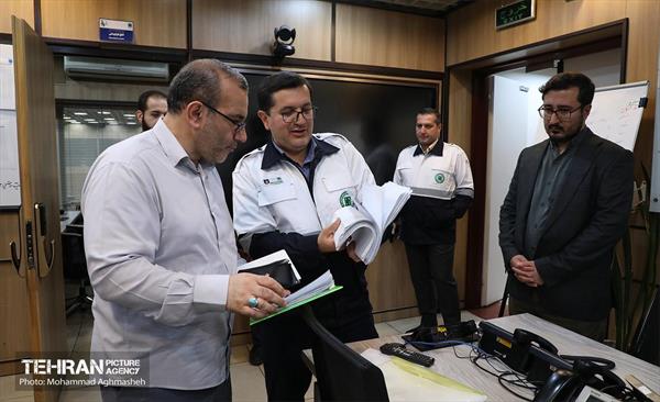 بازدید مدیرکل حوزه شهردار تهران از سازمان پیشگیری و مدیریت بحران شهر تهران 19