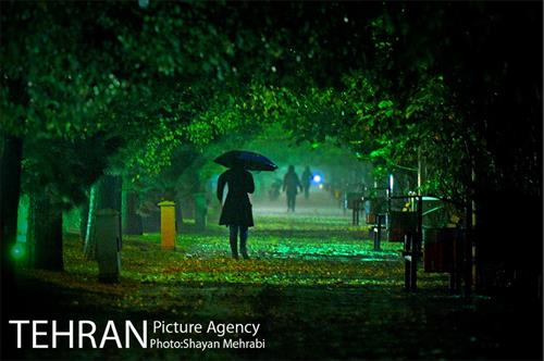 بارش شدید باران و تگرگ در تهران 5