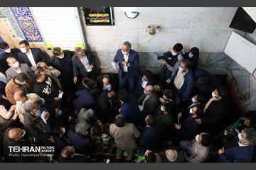 دیدار مردمی شهردار تهران در مسجد امیر المومنین باغ اذری 4