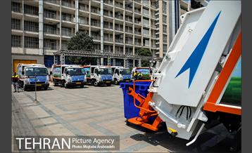 رونمایی از ناوگان حمل پسماندهای بیمارستانی 9