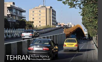 بازگشایی نیمه جنوبی پل کریمخان 6