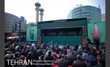 عزاداری شهادت حضرت زهرا(س) در میدان فاطمی  8