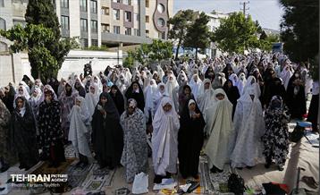 اقامه نماز عید سعید فطر در محله شهران 17