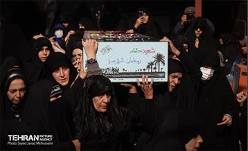 مراسم تشییع پیکرهای ۱۰۰ شهید گمنام 15