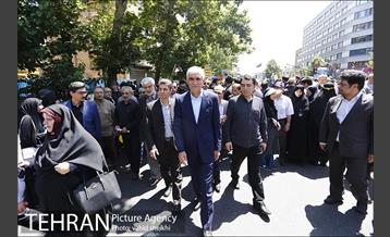حضور شهردار تهران در راهپیمایی روز جهانی قدس 14