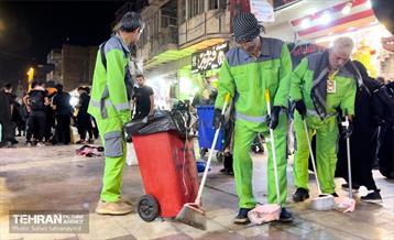 خدمات رسانی شهرداری تهران در شهر نجف 8