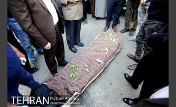 مراسم تشییع رضا مرعشی 3