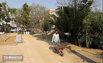 آخرین مراحل ساخت بوستان مادر و کودک "باغ نظر" 6