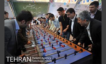 بازدید حسینی مکارم سرپرست شهرداری تهران ار نمایشگاه کتاب 56