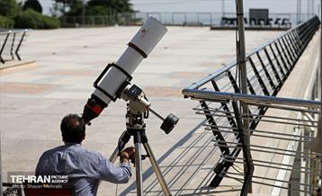رصد خورشید در برج میلاد 14