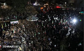 عزاداری هفتمین شب شهادت رهبر انقلاب در میدان دوم نازی آباد 4
