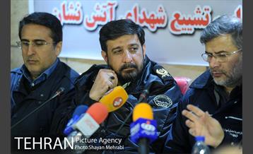 نشست خبری مراسم تشییع شهدای آتش نشان 14