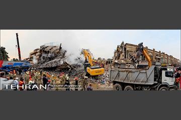سومین روز عملیات امداد ونجات حادثه پلاسکو 18