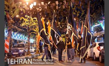 شور حسینی در خیابان گرگان 8